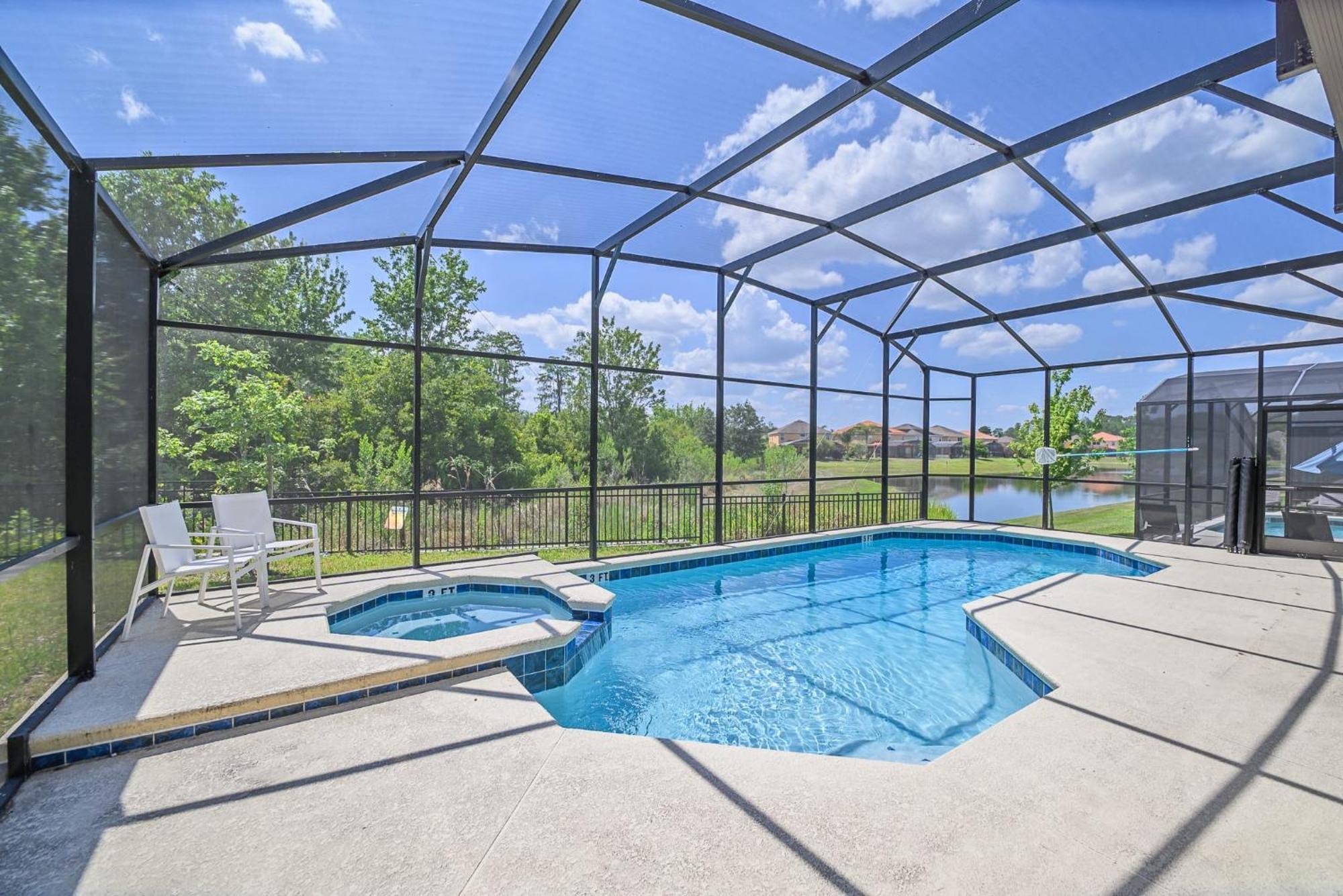 Stunning 9Br Home - Family Resort With Private Pool, Hot Tub, Games Room And Bbq! Kissimmee Exterior foto