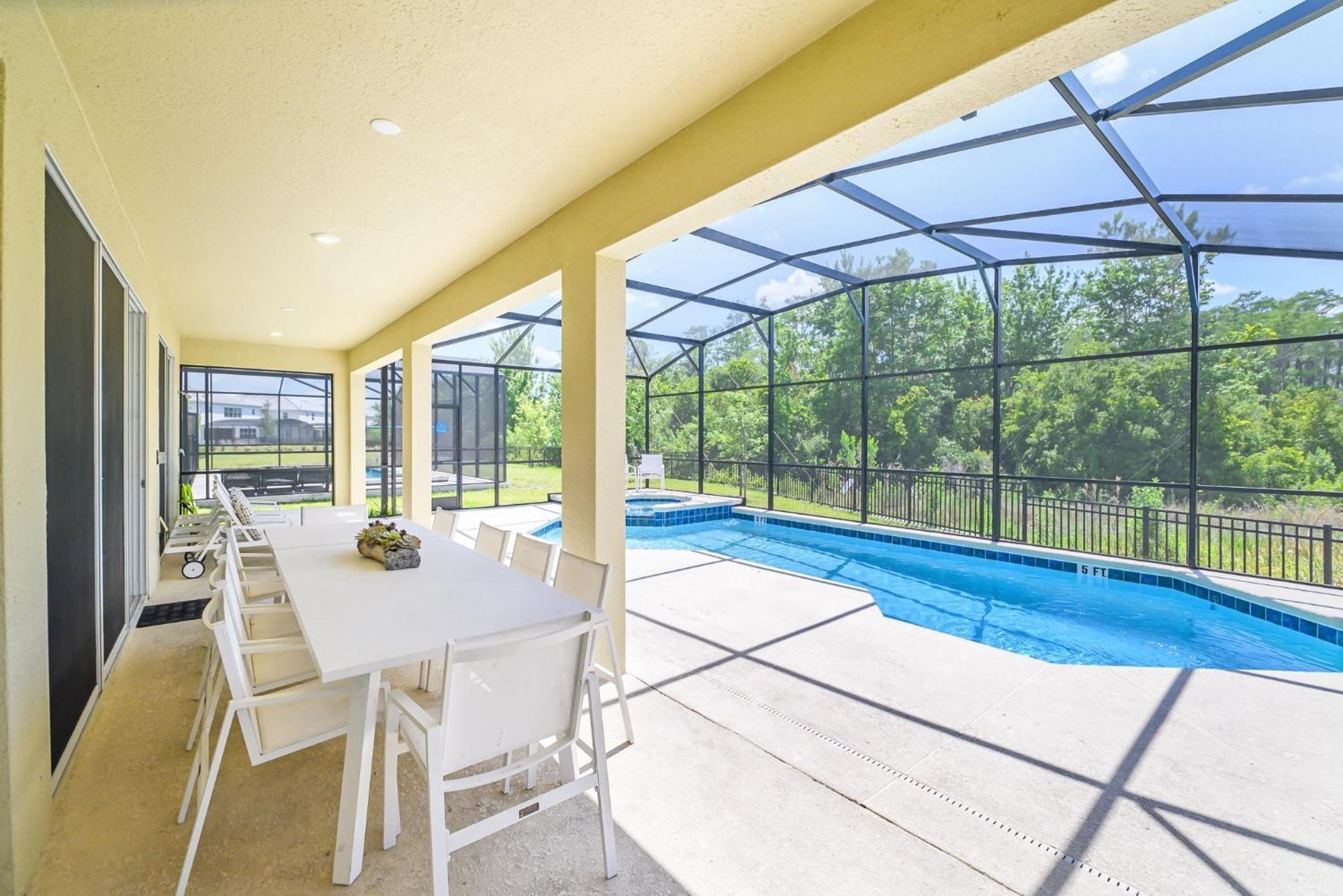 Stunning 9Br Home - Family Resort With Private Pool, Hot Tub, Games Room And Bbq! Kissimmee Exterior foto